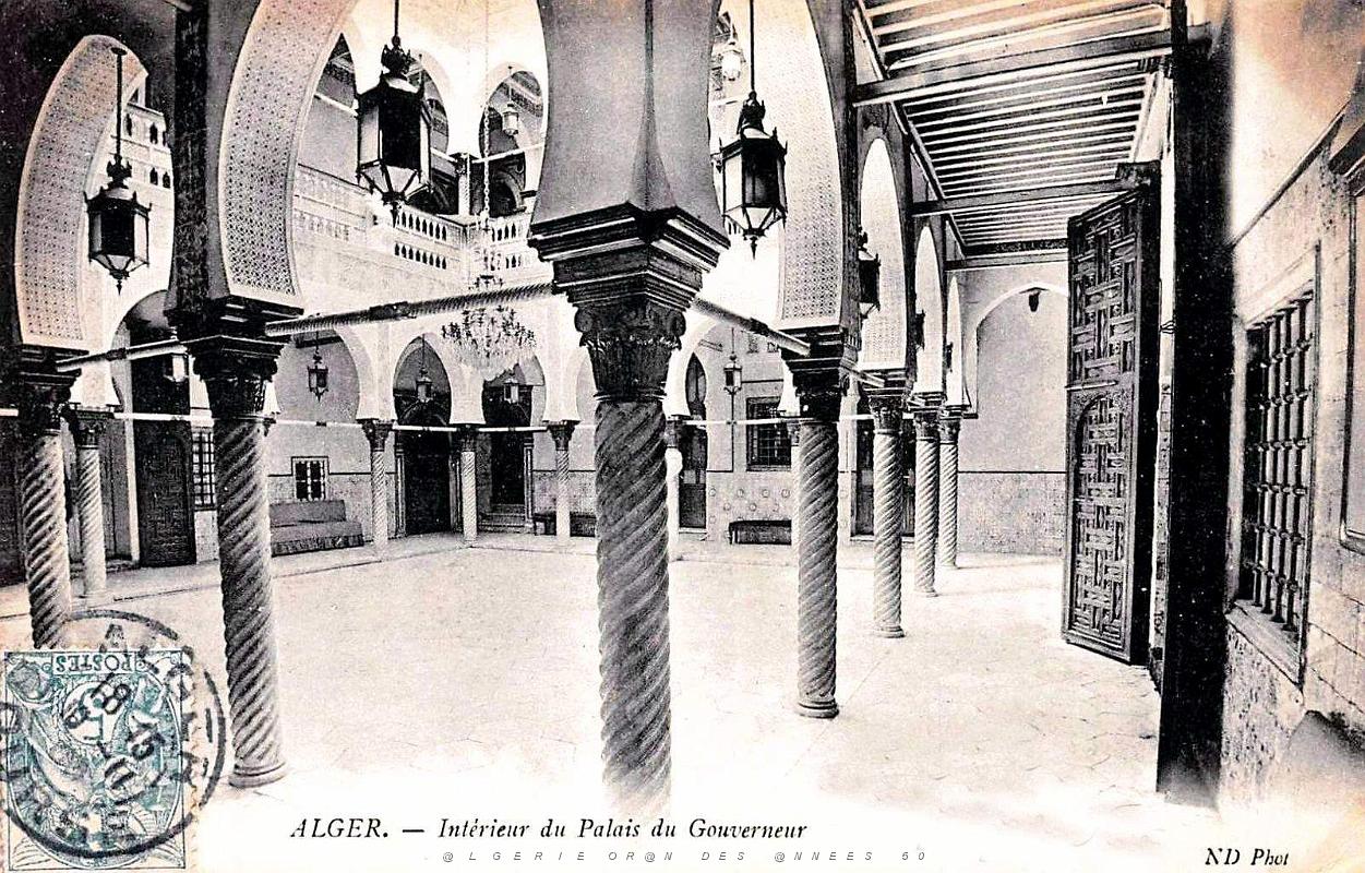 Alger - Palais du Gouverneur - Interieur - 1907.jpg